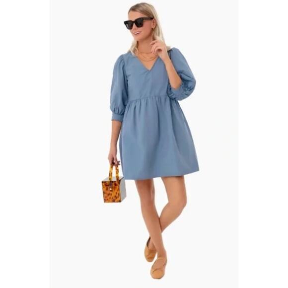 Tuckernuck Dresses & Skirts - Women's Tuckernuck Pomander Place Lizzie Dress in Slate Blue size S Preppy
